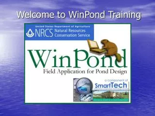 Welcome to WinPond Training
