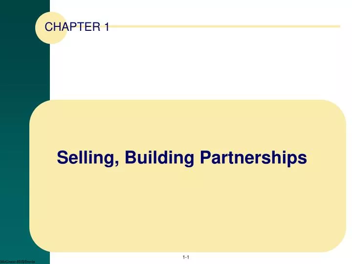 selling building partnerships