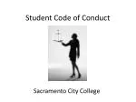 Student Code of Conduct - slide 1