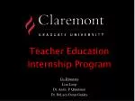 Teacher Education Internship Program
