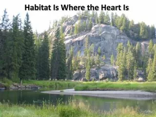 Habitat Is Where the Heart Is