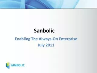 Sanbolic