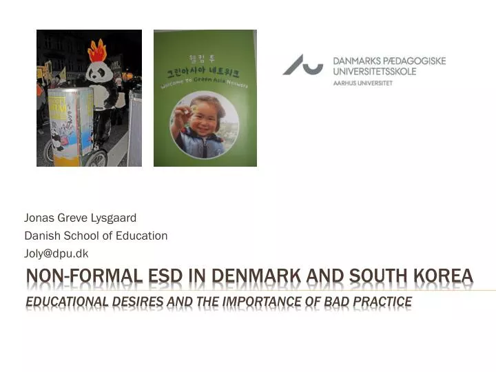 jonas greve lysgaard danish school of education joly@dpu dk