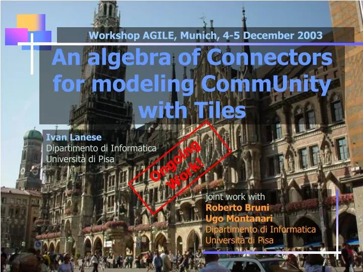 an algebra of connectors for modeling community with tiles