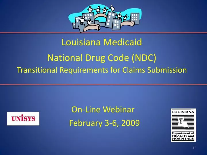 louisiana medicaid national drug code ndc transitional requirements for claims submission