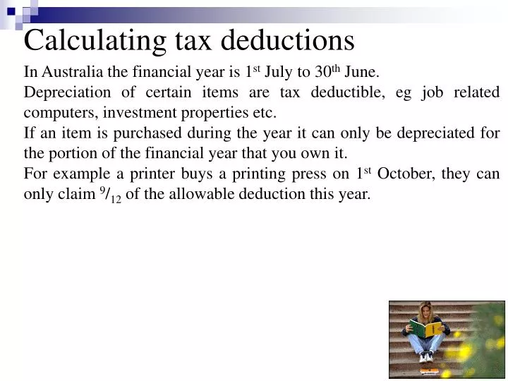 calculating tax deductions