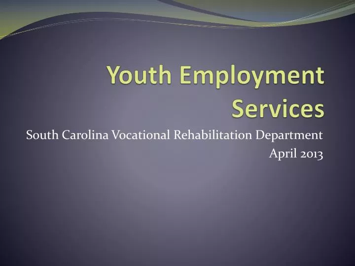 youth employment services