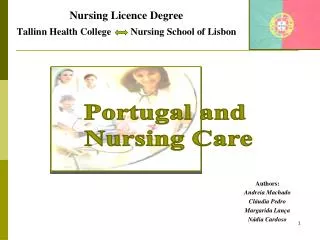 Nursing Licence Degree Tallinn Health College Nursing School of Lisbon