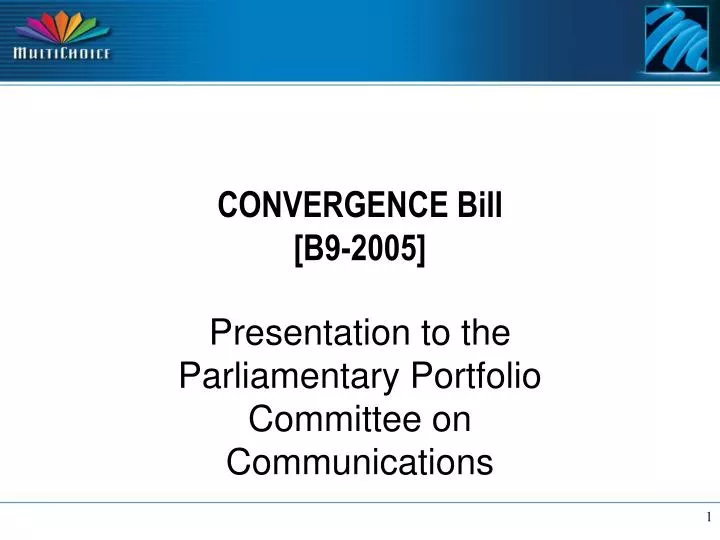 convergence biii b9 2005