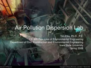 Air Pollution Dispersion Lab