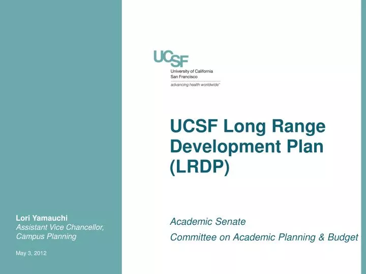 ucsf long range development plan lrdp