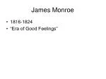 James Monroe - slide 1