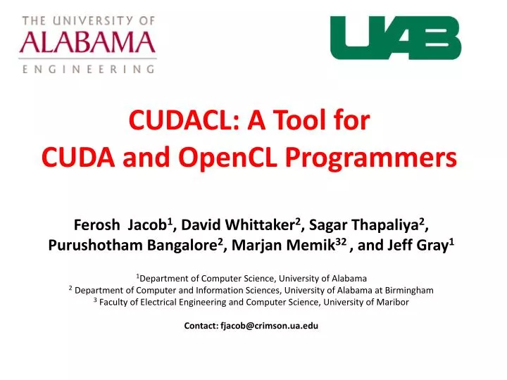 cudacl a tool for cuda and opencl programmers