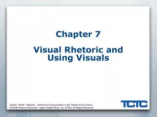 Chapter 7 Visual Rhetoric and Using Visuals