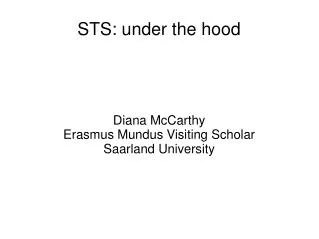 STS: under the hood