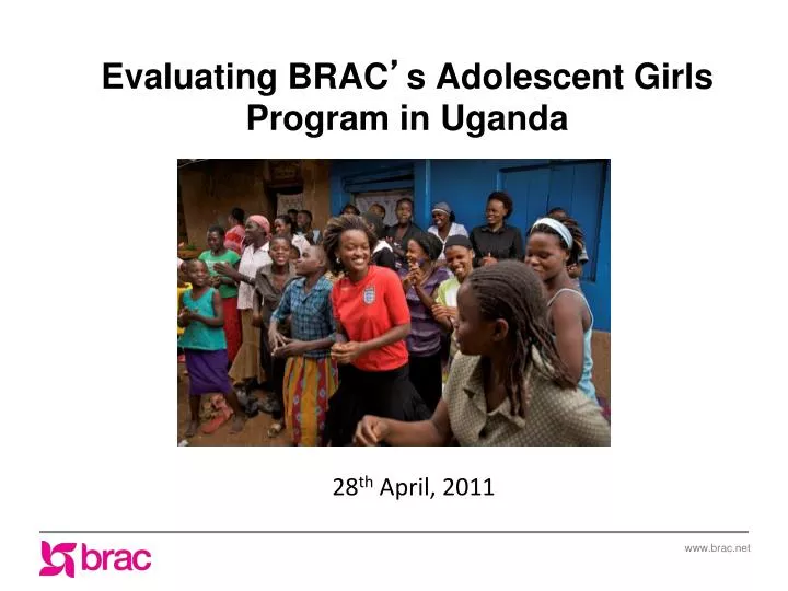 evaluating brac s adolescent girls program in uganda