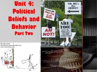 Unit 4: Political Beliefs and Behavior Part Two