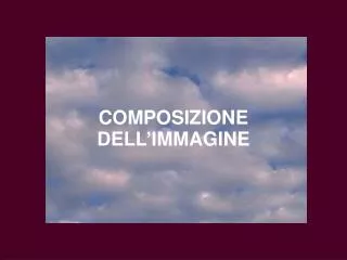 composizione dell immagine
