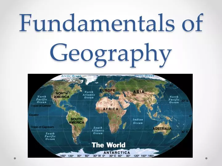 fundamentals of geography