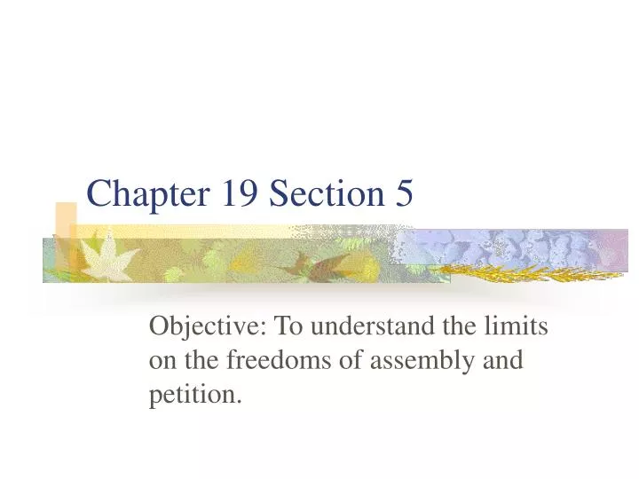 chapter 19 section 5