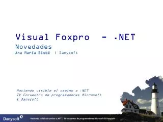haciendo visible el camino a net iv encuentro de programadores microsoft danysoft