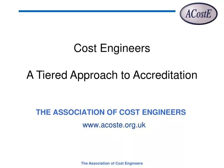 the association of cost engineers