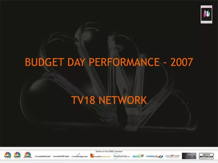 budget day performance 2007