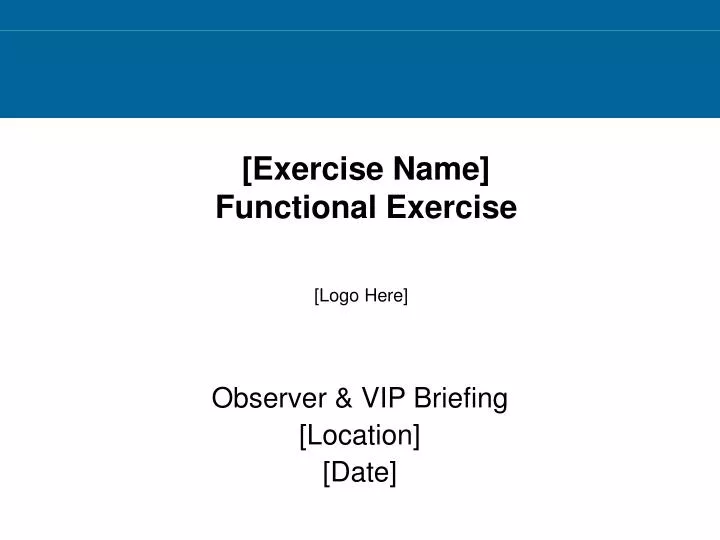 exercise name functional exercise