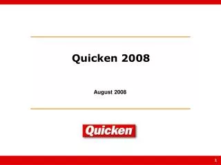 Quicken 2008