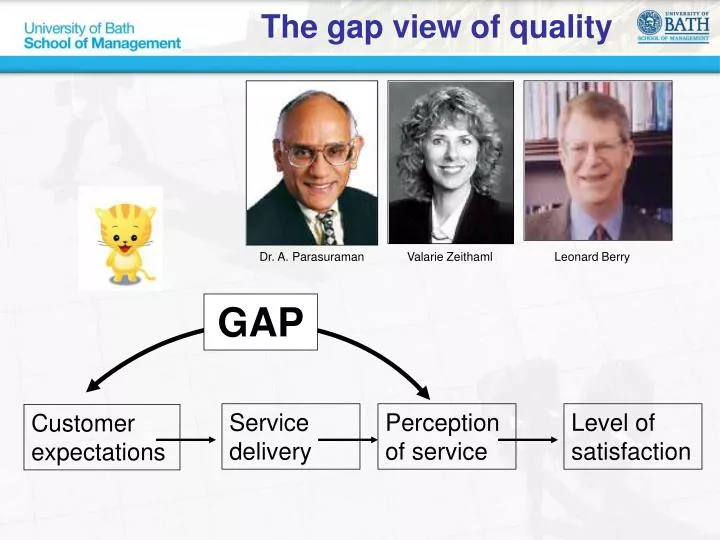the gap view of quality