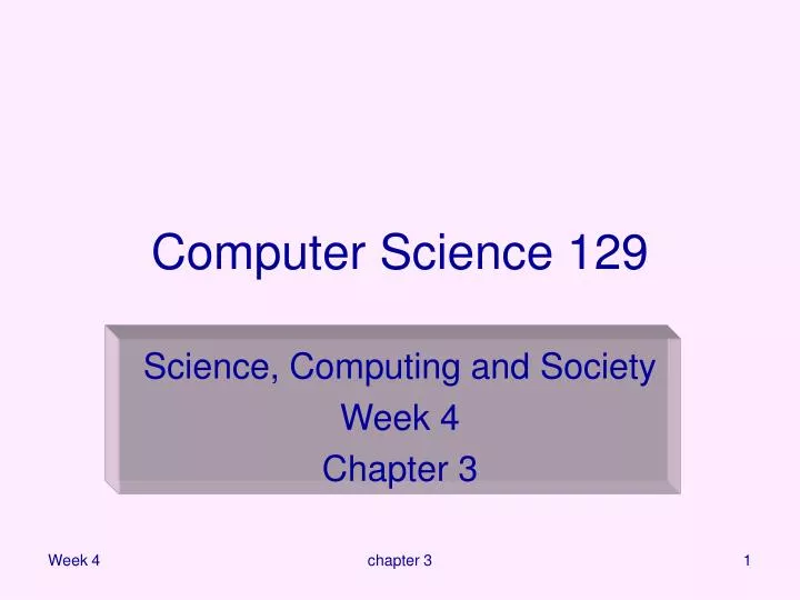 computer science 129