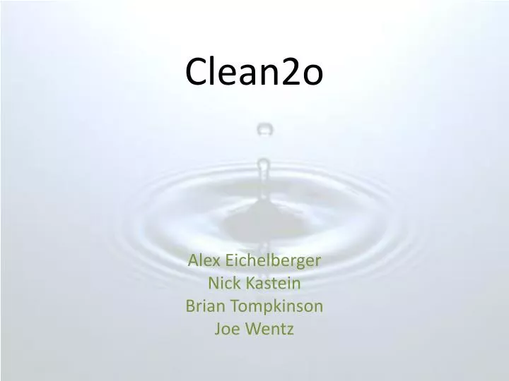 clean2o
