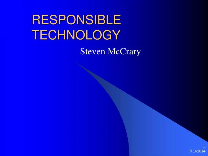 responsible technology