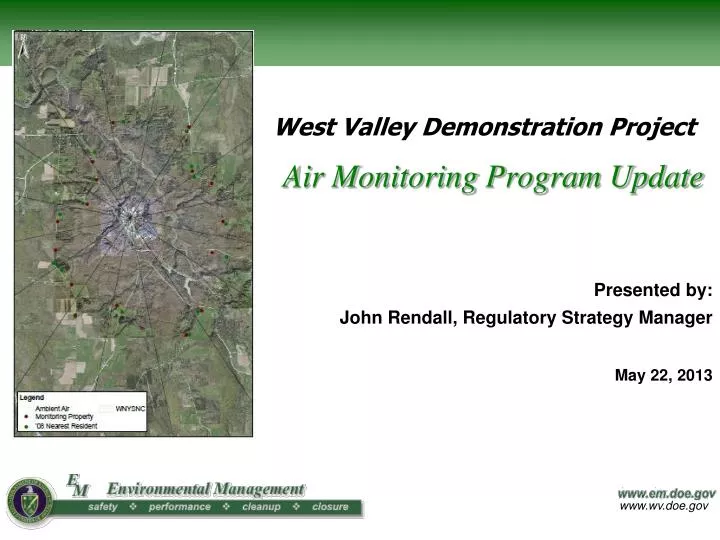 air monitoring program update