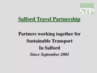 Salford Travel Partnership