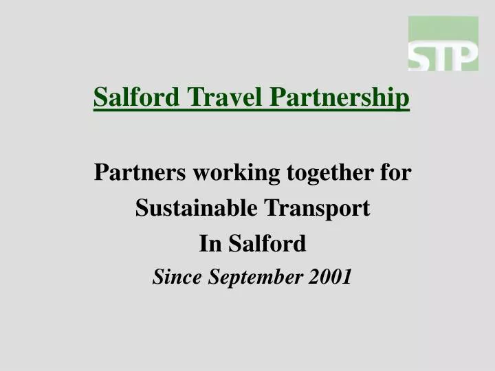 salford travel partnership