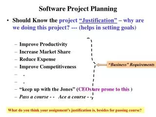 Software Project Planning
