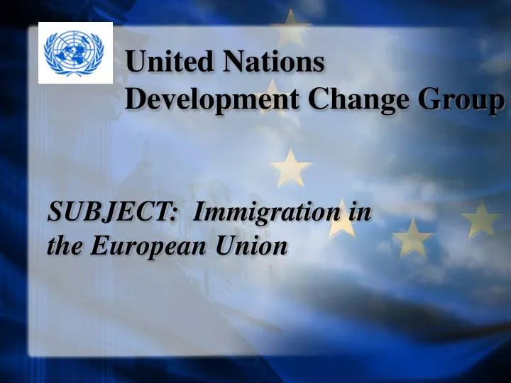 united nations development change group