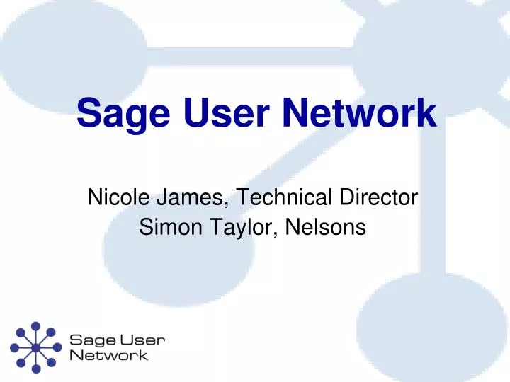 sage user network