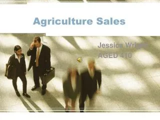Agriculture Sales