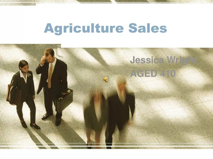 agriculture sales