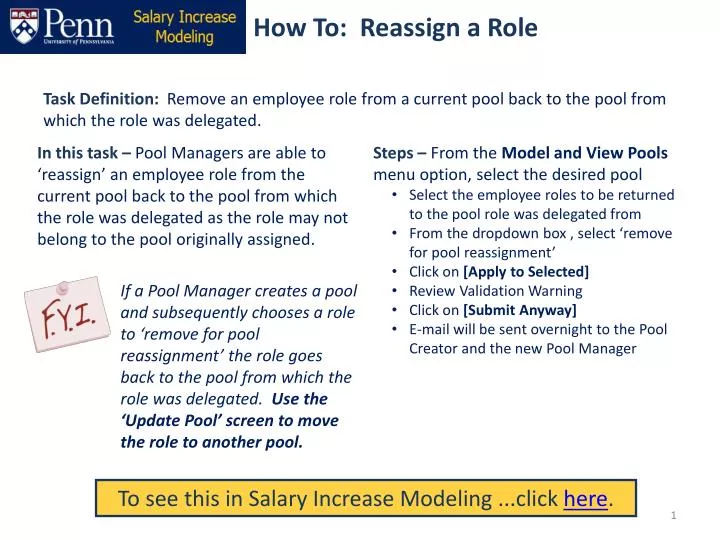 how to reassign a role