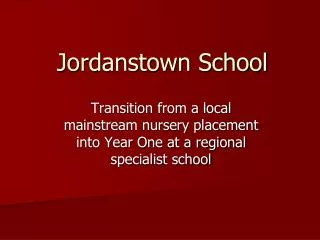 Jordanstown School