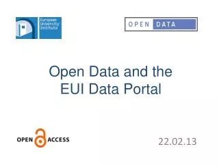 Open Data and the EUI Data Portal
