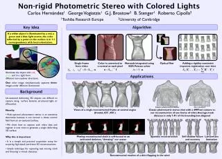 Non-rigid Photometric Stereo with Colored Lights