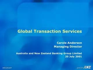 Global Transaction Services