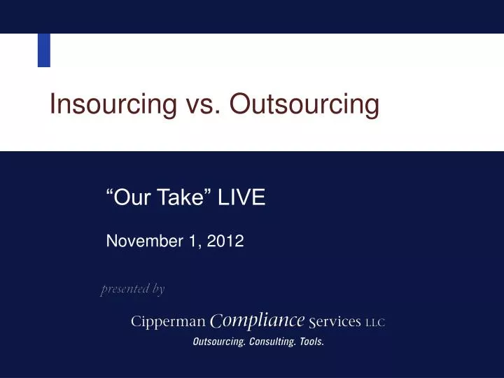 insourcing vs outsourcing