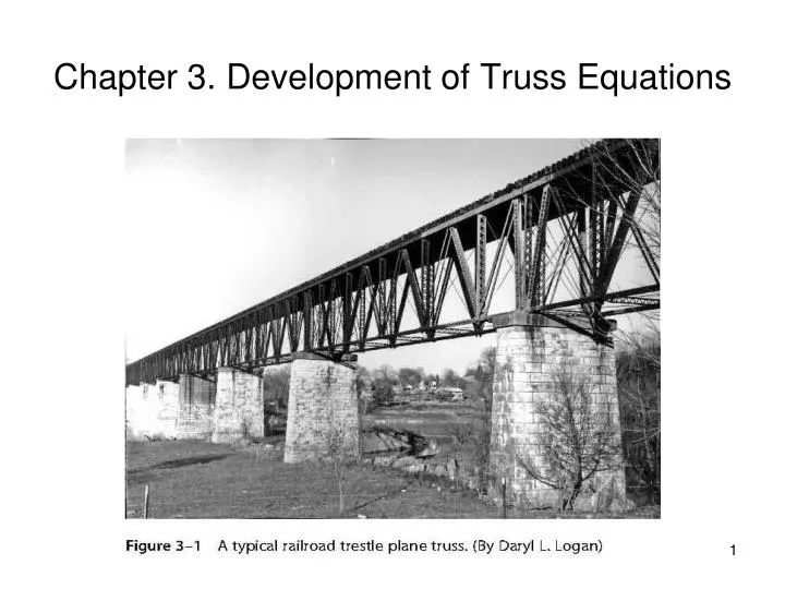 chapter 3 development of truss equations