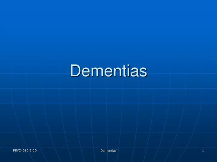 dementias