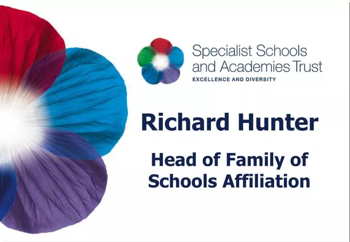 richard hunter head of family of schools affiliation